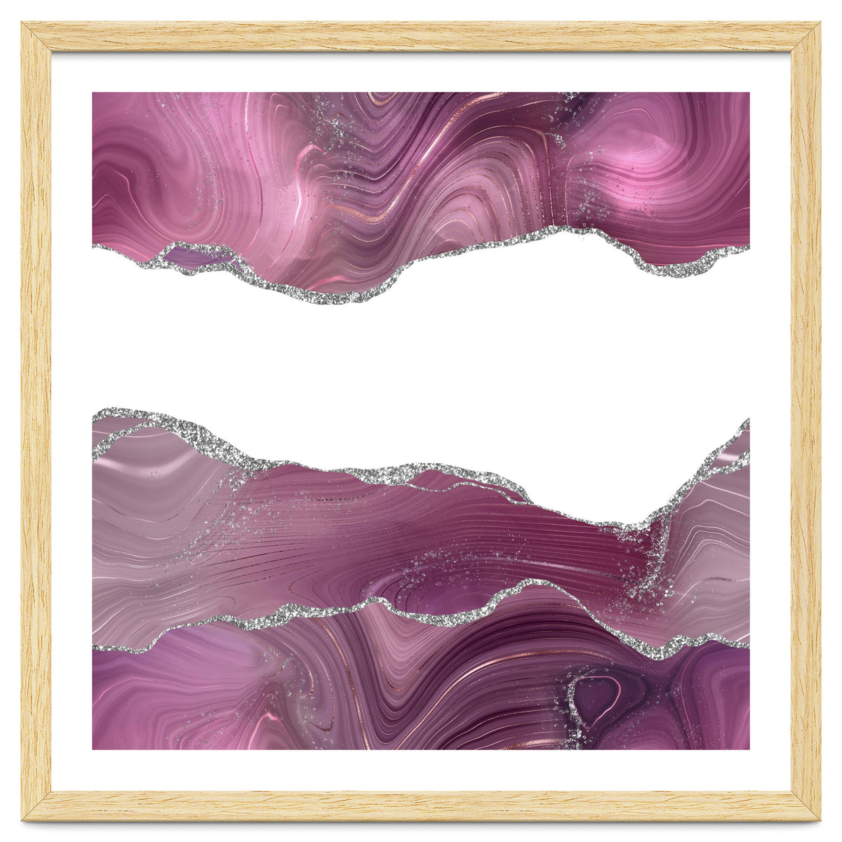 Mauve & Silver Agate Texture 08