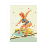 Sudden Wind On A Wooden Beam (Print Only) thumbnail