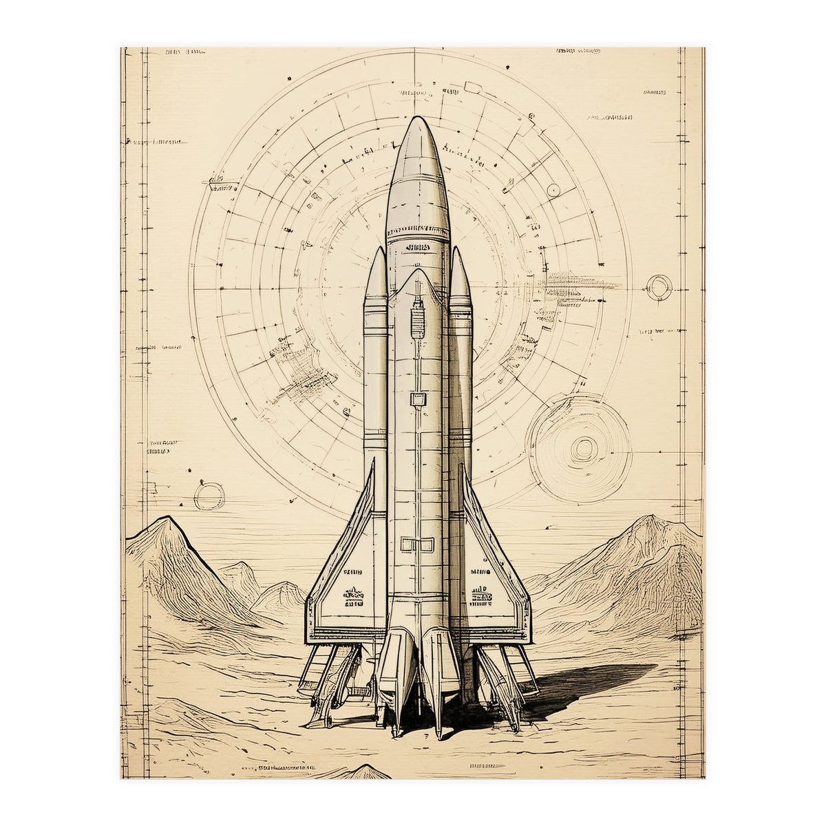 Back To The Moon 014 (Print Only)