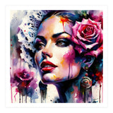 Rose Mantilla Flamenco Portrait (Print Only) thumbnail