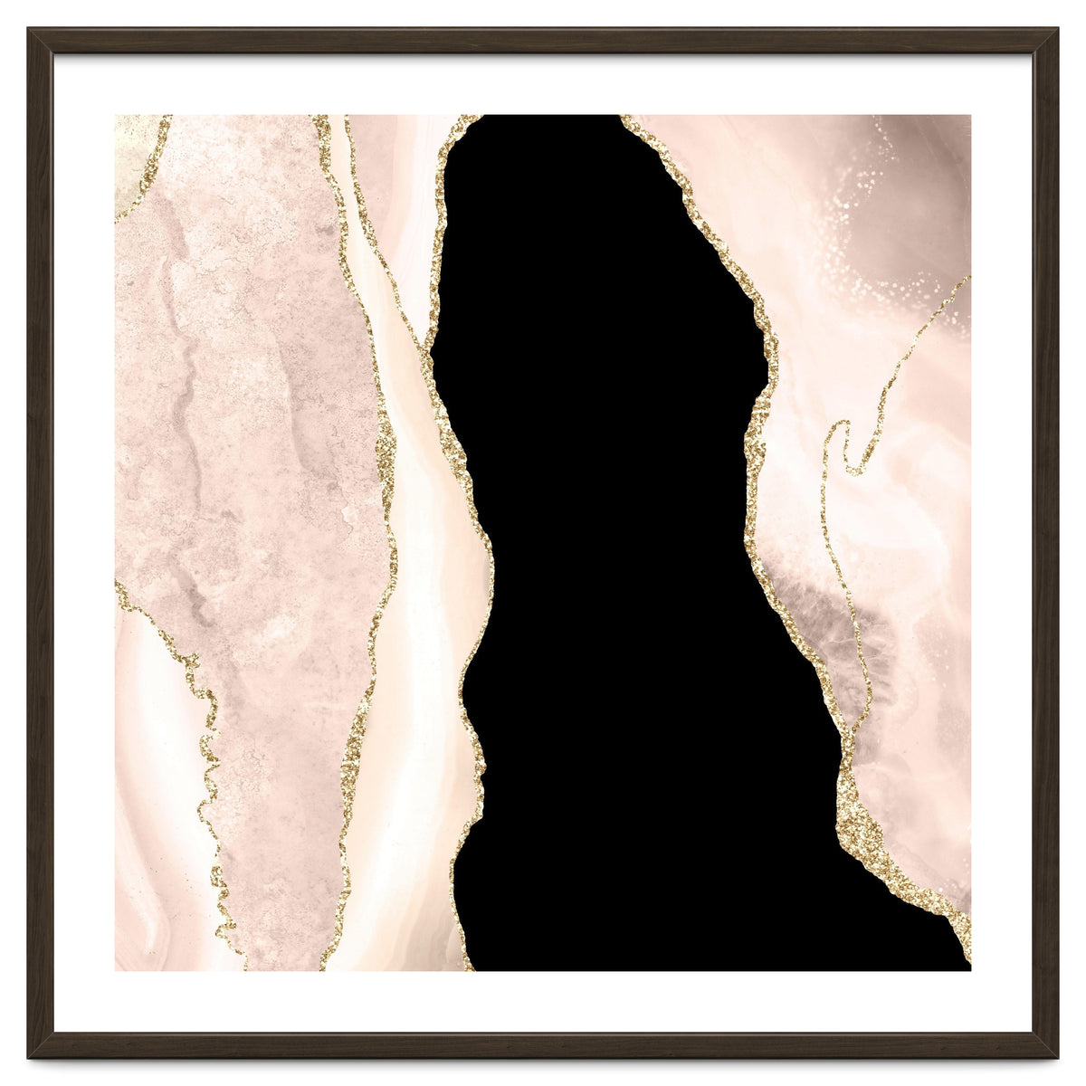 Ivory & Gold Agate Texture 02