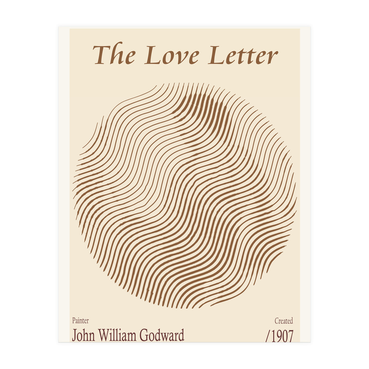 The Love Letter – John William Godward (1907) (Print Only)
