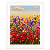 Vibrant Wildflower Field Oil Painting thumbnail