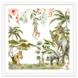 Watercolor Wild Animals Jungle thumbnail