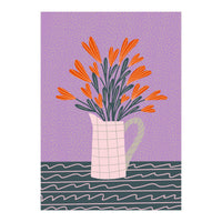 Floral Pitcher  (Print Only)