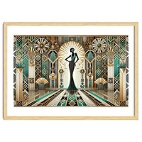 Art Deco Glamour Woman