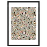 Flying Butterflies Gold Beige thumbnail