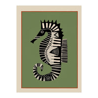 Striped Seahorse I (Print Only)