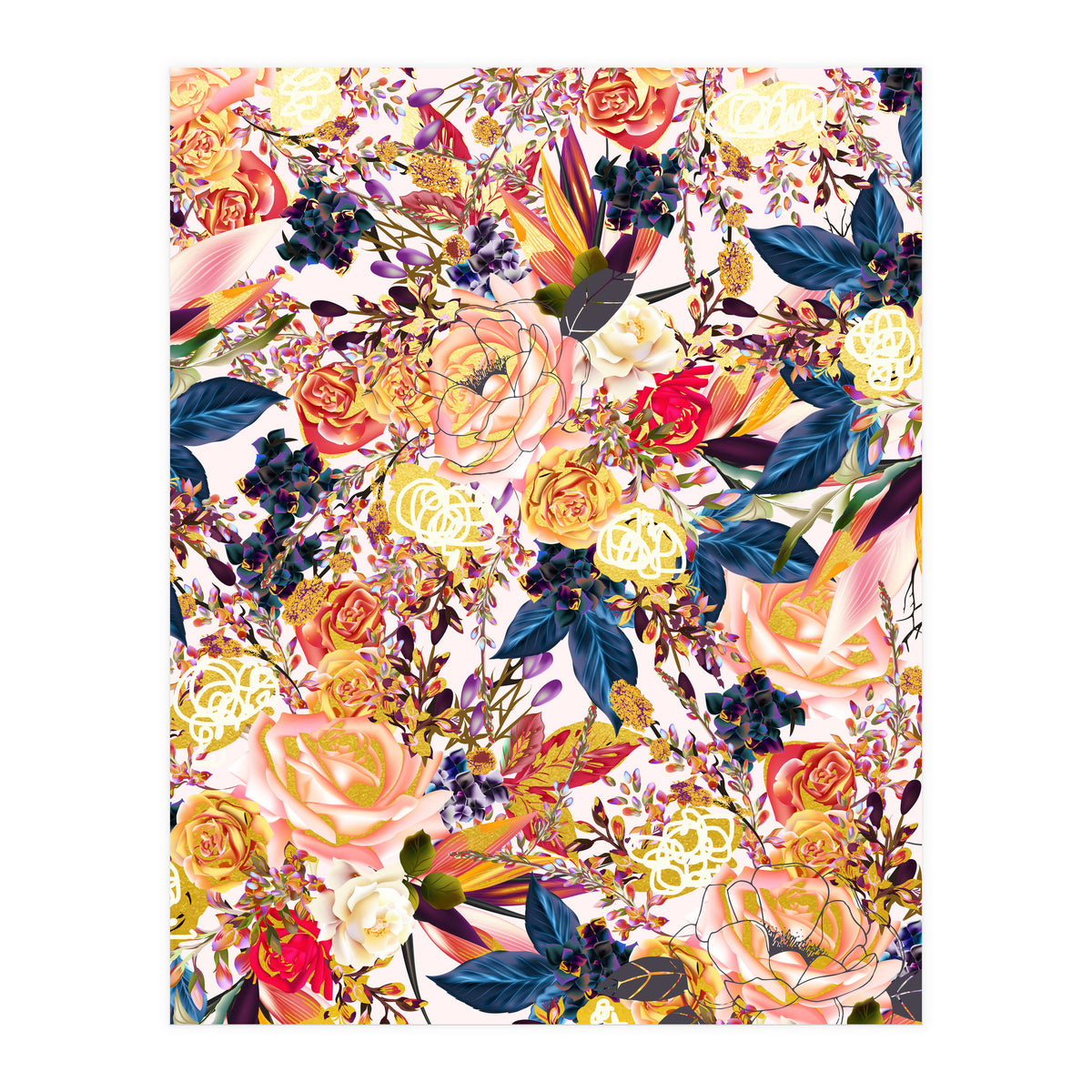 Rustic Floral #society6 #decor #buyart  (Print Only)