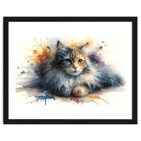 Whimsical Kitten Splash