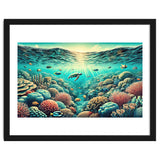 Vintage Australia, Great Barrier Reef Poster thumbnail