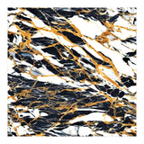 Painted Black Gold & White Marble, Luxe Exotic Eclectic Texture Pattern, Precious Stones Painting (Print Only) thumbnail