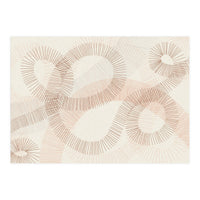 calming essentials Curved Lines  sand (Print Only)