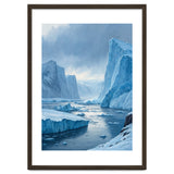 Majestic Arctic Icebergs and Glacial Valley thumbnail