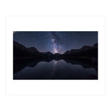 Starlit Reflection: Milky Way Over Mountain Lake (Print Only) thumbnail
