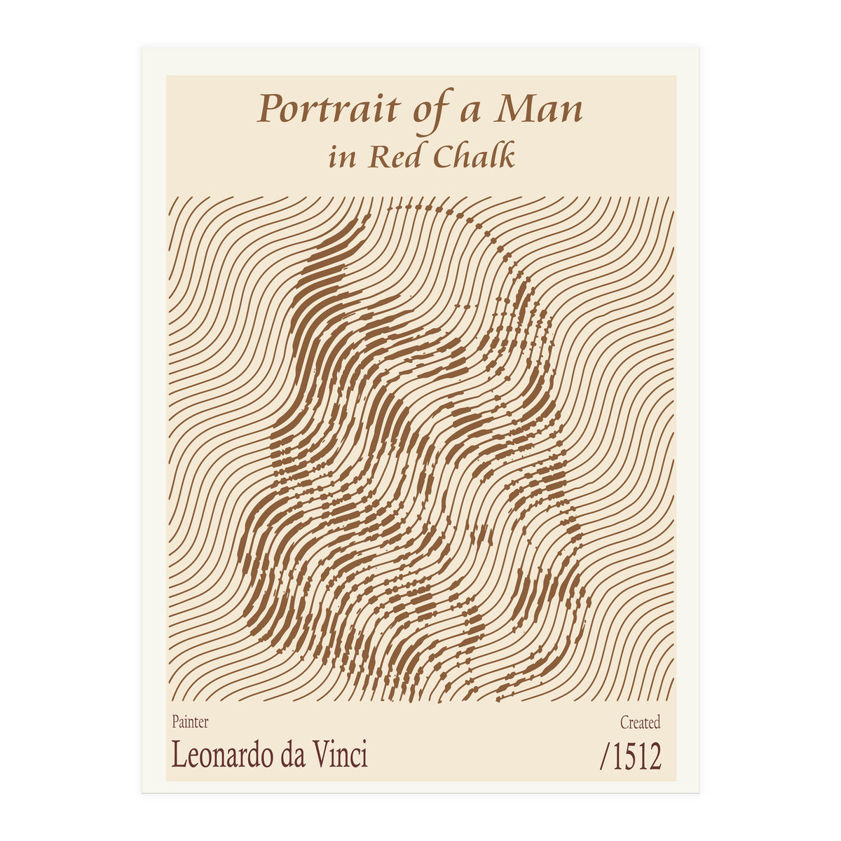 Portrait Of A Man In Red Chalk (self Portrait) – Leonardo Da Vinci (1512) (Print Only)