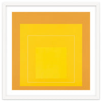 JOSEF ALBERS - HOMAGE TO THE SQUARE ORANGE YELLOW