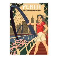 Perth, The Elizabeth Quay Bridge, Australia (Print Only)