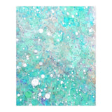Blue Green Dreamy Marble, Minimal Abstract Pastel Graphic Design Eclectic Bohemian Painting Texture (Print Only) thumbnail