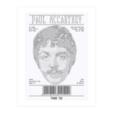 Receipt Art Paul Mc Cartney (Print Only) thumbnail