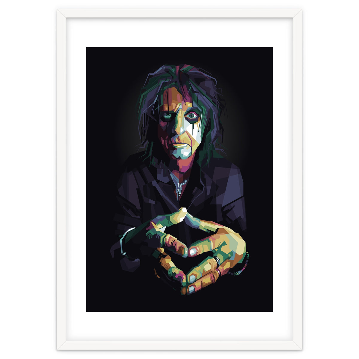 Alice Cooper Pop Art WPAP