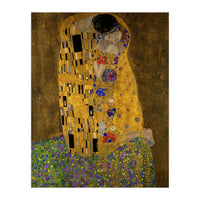 Gustav Klimt The Kiss Gold Romantic Art (Print Only)