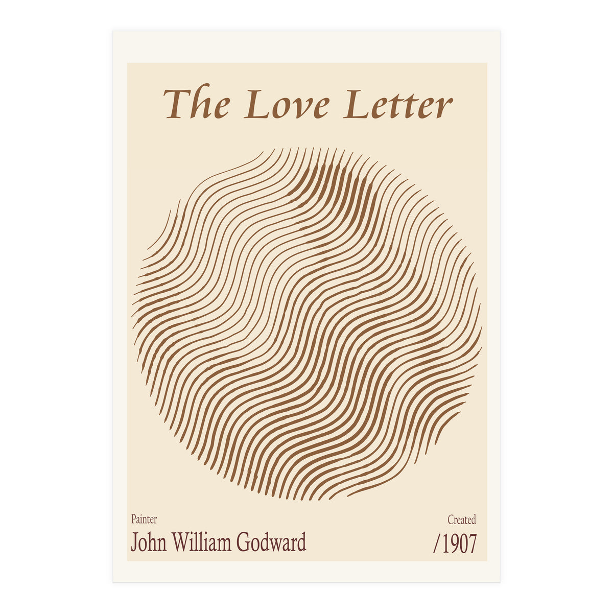 The Love Letter – John William Godward (1907) (Print Only)
