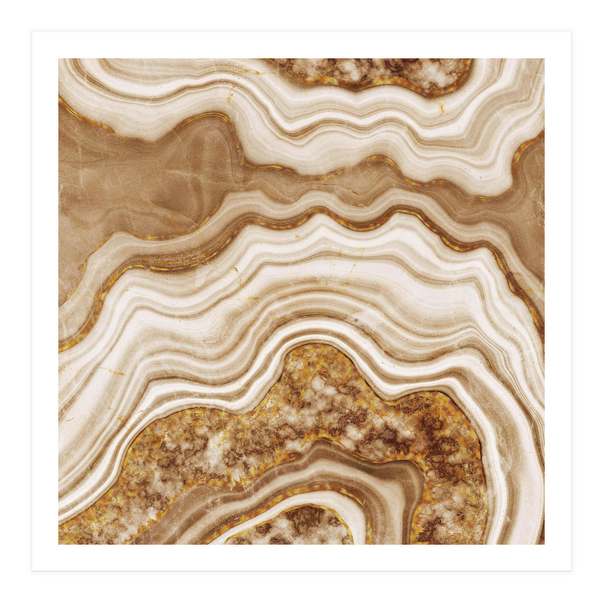Golden Agate Texture 08 (Print Only)