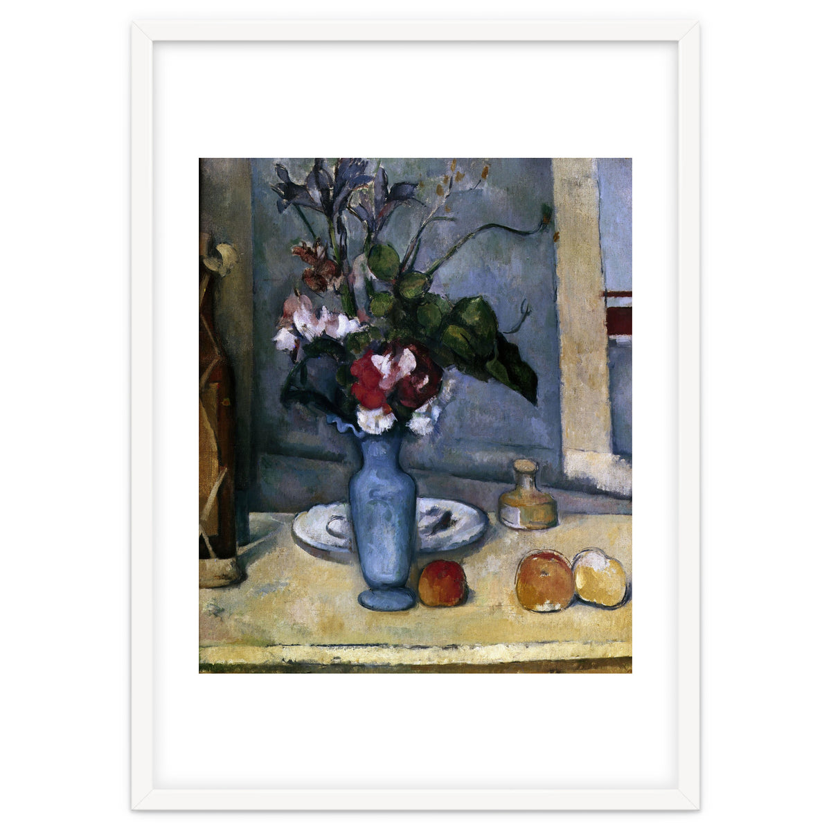 The Blue Vase - 1885/87 - 62x51 cm - oil on canvas - French Post-Impressionism.
