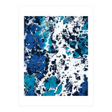 Liquid Patience, Abstract Ocean Sea Water Waves, Eclectic Scandinavian Texture Foam Neutral Nordic (Print Only) thumbnail