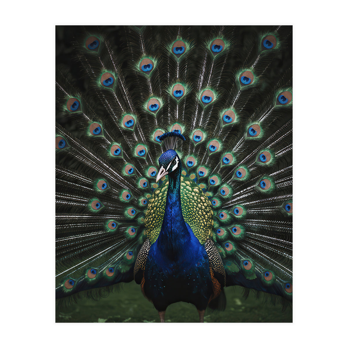 Peacock Portrait Photography (Print Only)