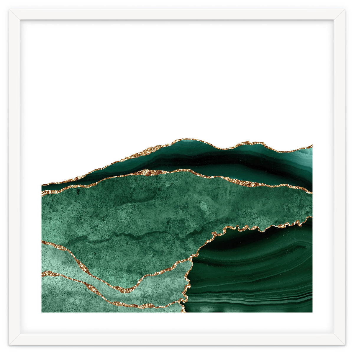 Emerald & Gold Agate Texture 06