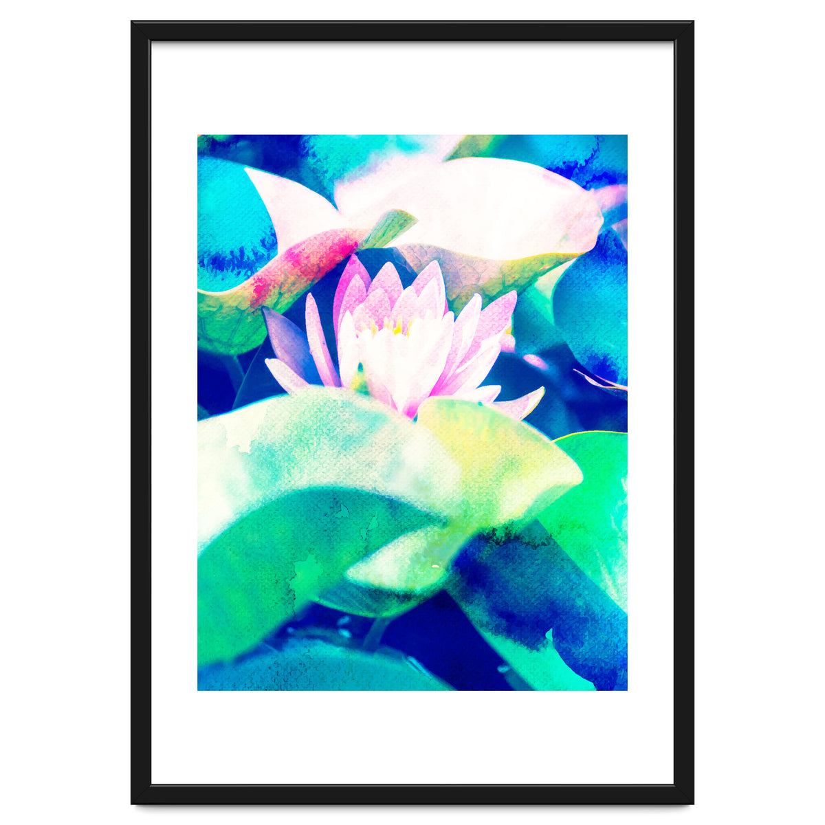 Watercolor Lotus