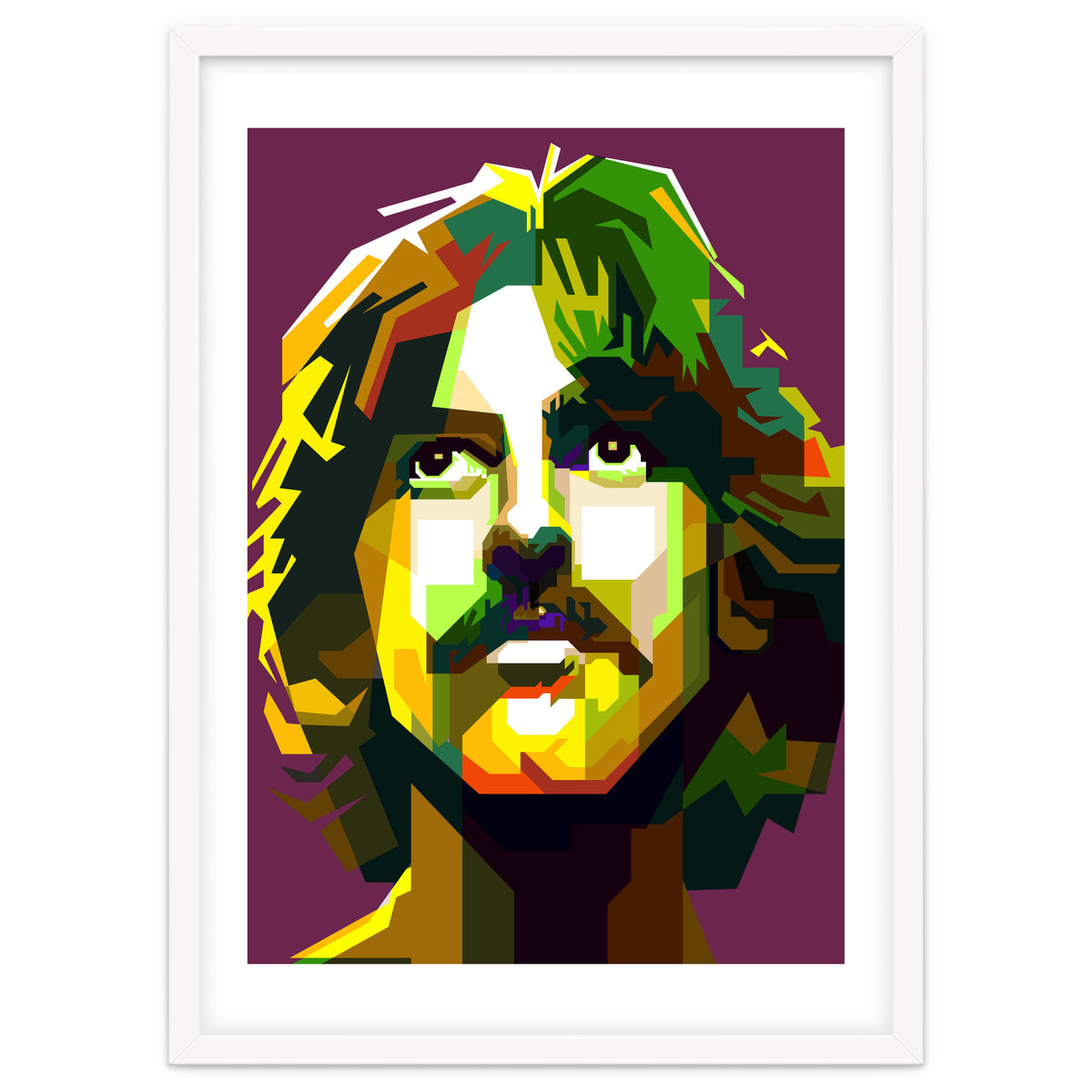 George Harrison The Beatles Pop Art WPAP