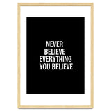 Never believe everything you believe thumbnail