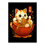 Ramen Cute Cat (Print Only) thumbnail