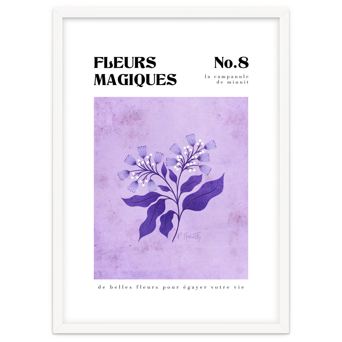 Magical Flowers No.8 Midnight Bellflowers