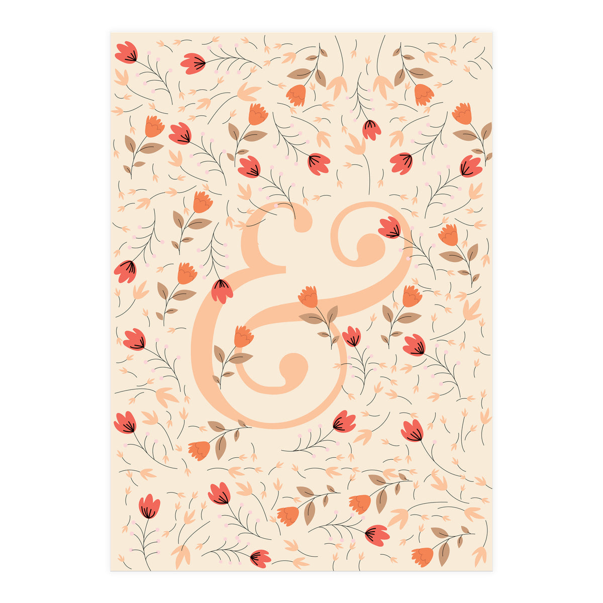 Floral Ampersand (Print Only)