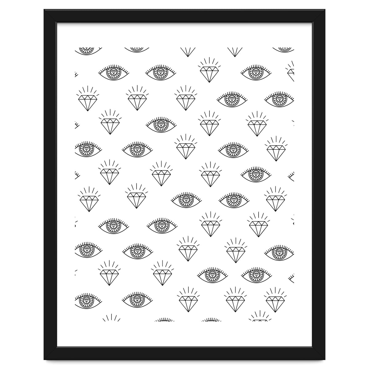 Diamond Eyes #society6 #decor #buyart