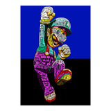 Mario Luigi Typo Style Cartoon Pop Art (Print Only) thumbnail