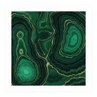 Malachite Texture 09 (Print Only)