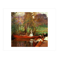 John Singer Sargent / 'The Boating Party', 1889, Oil on canvas, 88 x 92 cm. (Print Only)