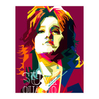 Suzi Quatro Blues Singer Pop Art WPAP (Print Only)