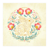 Folk Art Rabbit (Print Only) thumbnail