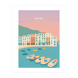 Amalfi Coast Italy Travel Postcard (Print Only) thumbnail