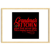 Grandmas Kitchen Good Food Served Daily With A Heaping Spoon Of Love