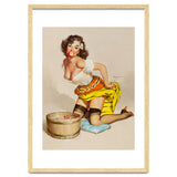 Pinup Girl Bobbing For Apples thumbnail