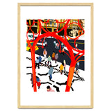 City Street, Eclectic Architecture Buildings Busy New York, People Work Office Daily Life Boho Contemporary Traffic Gifts thumbnail