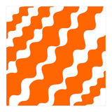 Slanting Orange Wavy Pattern (Print Only) thumbnail