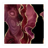 Burgundy & Gold Glitter Agate Texture 01  (Print Only) thumbnail